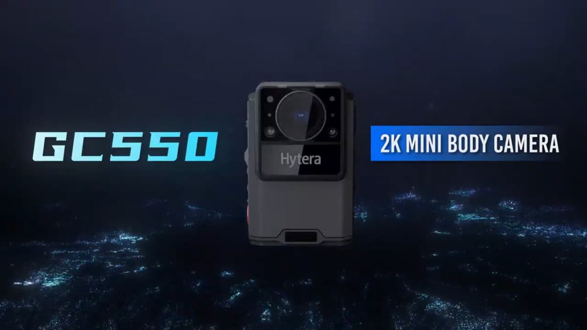 Hytera's GC550 2K/HD Mini Body Camera