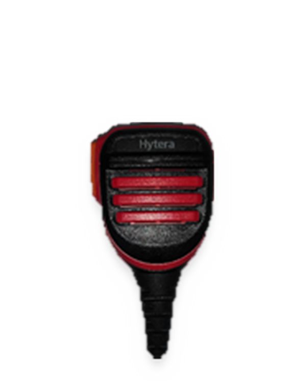 Intrinsically Safe Remote Speaker Microphone (black-red shell) -- for HP715Ex, HP795Ex, PT890Ex