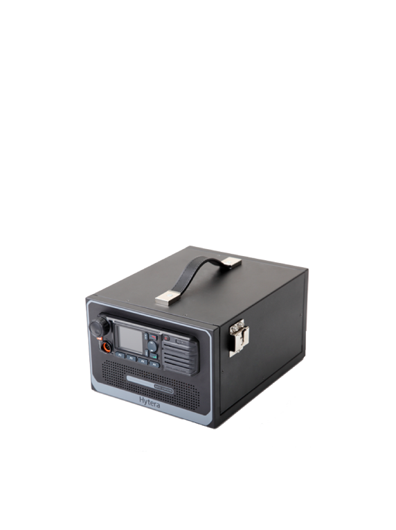 Desktop cabinet with integrated power supply -- for HM785