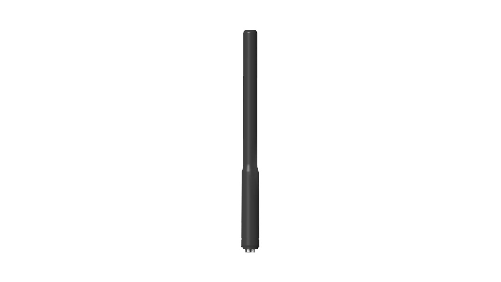 VHF/GPS thick long antenna 147-165MHz/1575MHz, 17cm, SMA (male)
