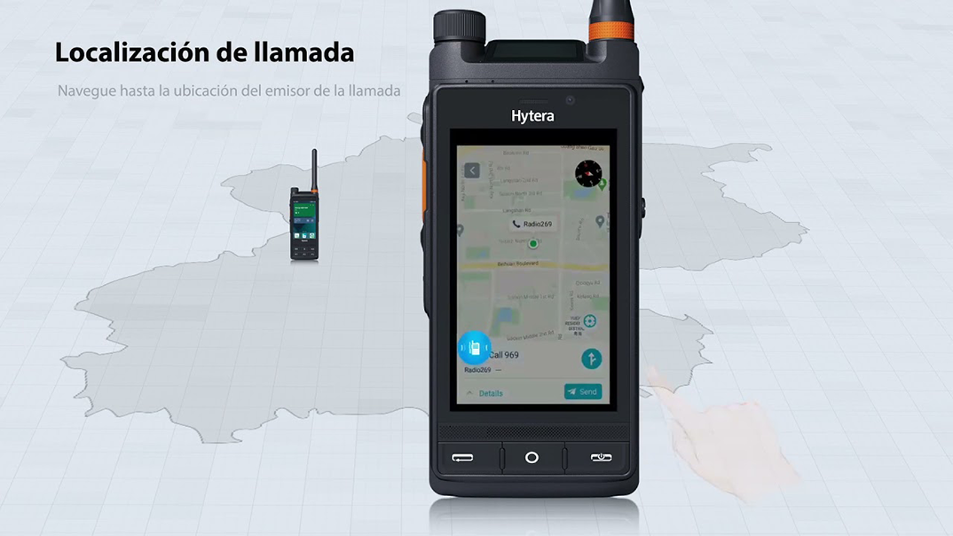 Localización de la llamada - Radio multimodo avanzado